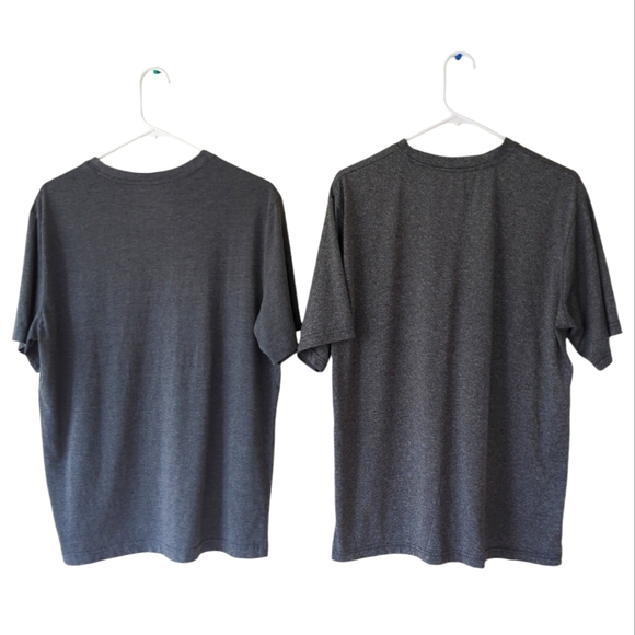 Lot of 2 Realtree/Athletic Works Graphic Crew Neck SS T-Shirts LARGE Gray - Picture 3 of 13